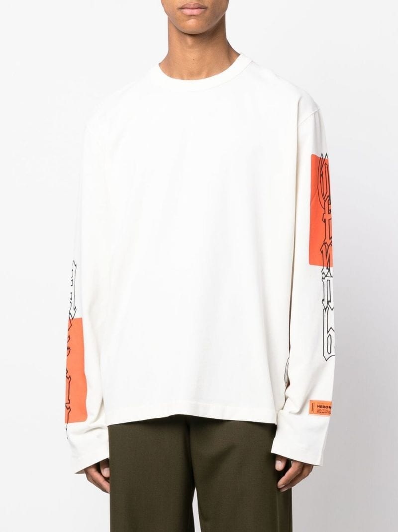 logo-print oversized sweatshirt - 5