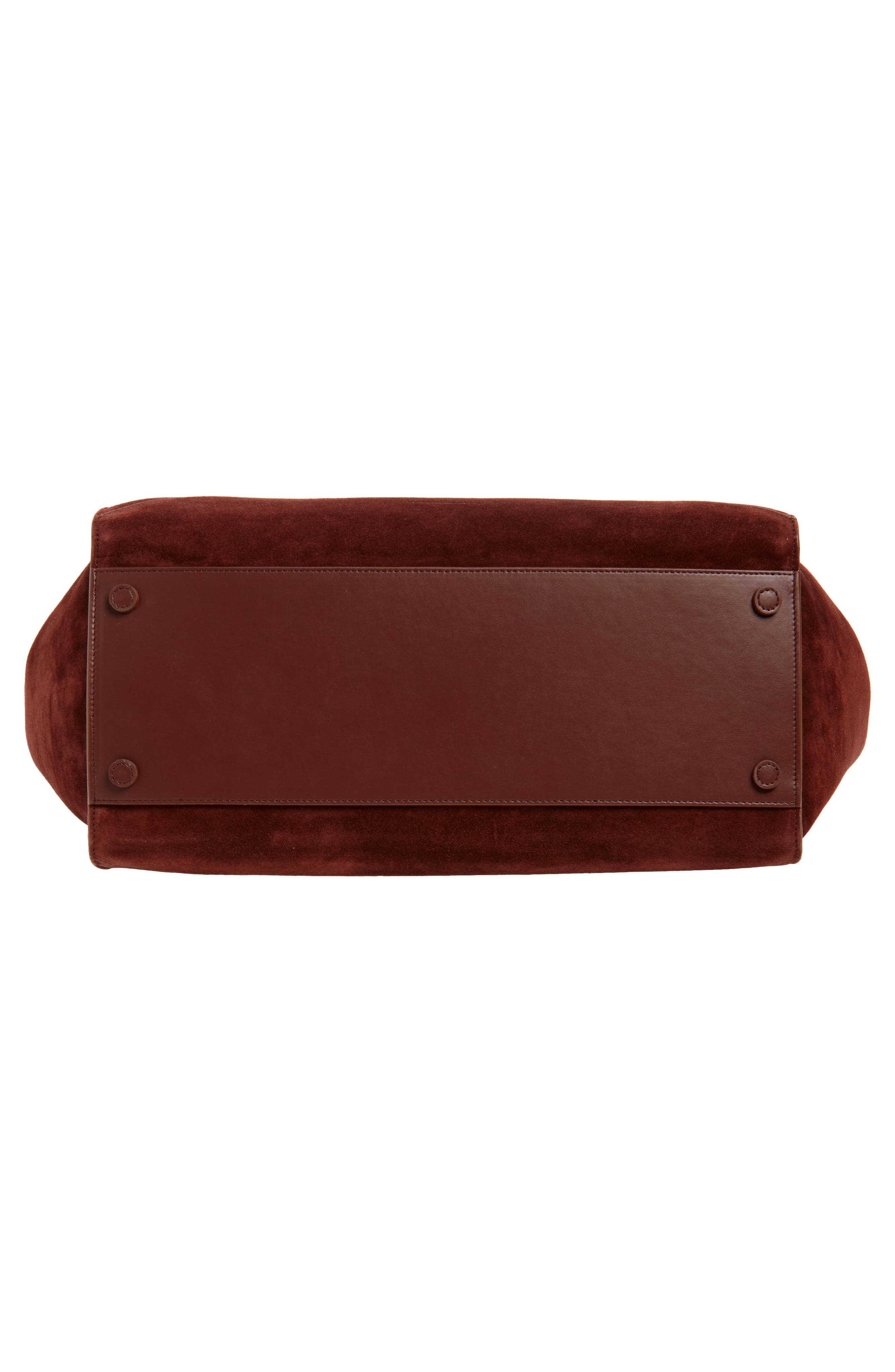 Victoria Beckham Victoria Sue Suede Tote in Dark Brown at Nordstrom - 7