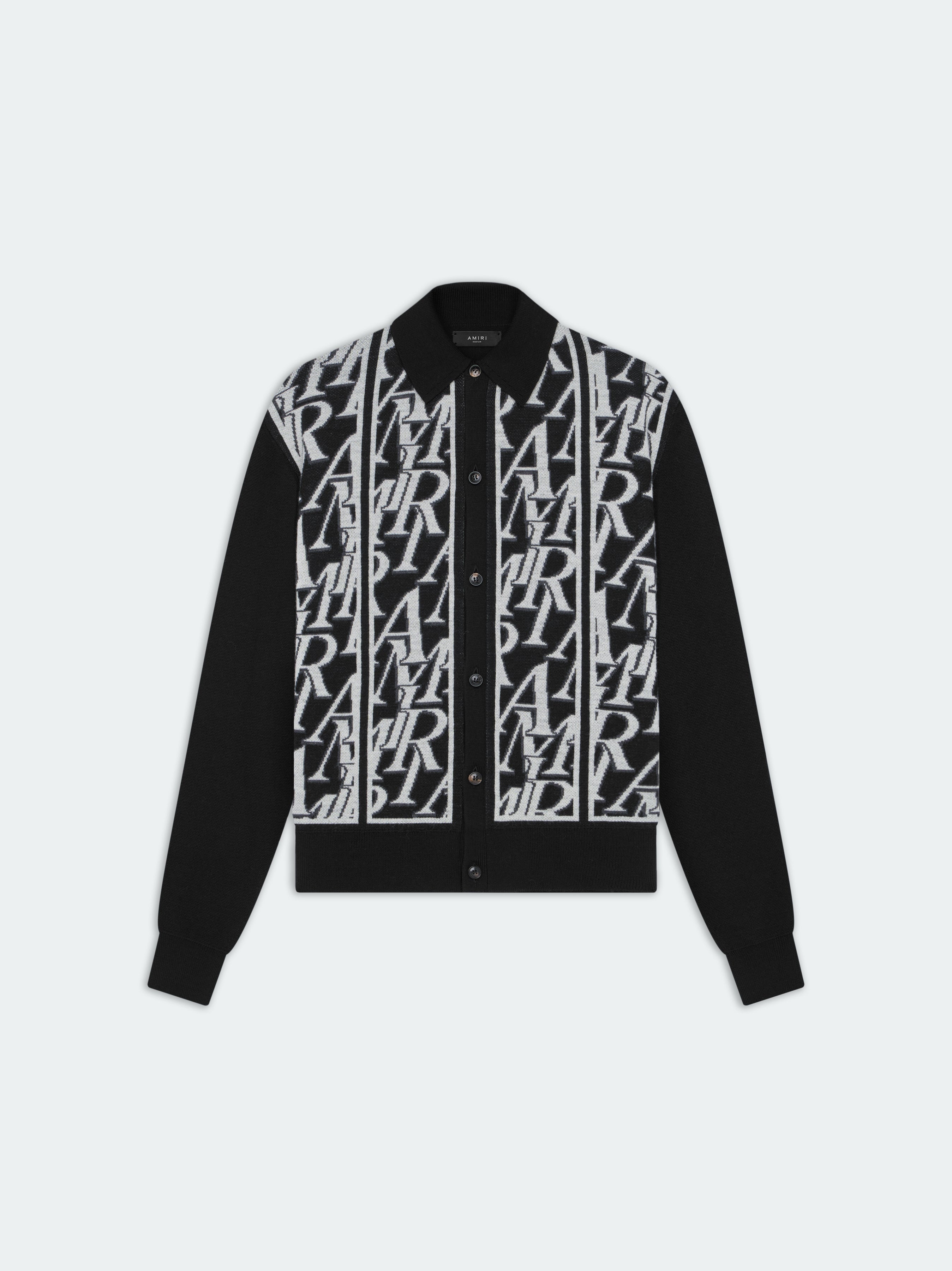 AMIRI REPEAT LONG SLEEVE POLO - 1