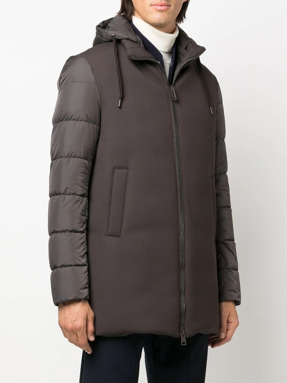 hooded puffer coat - 3