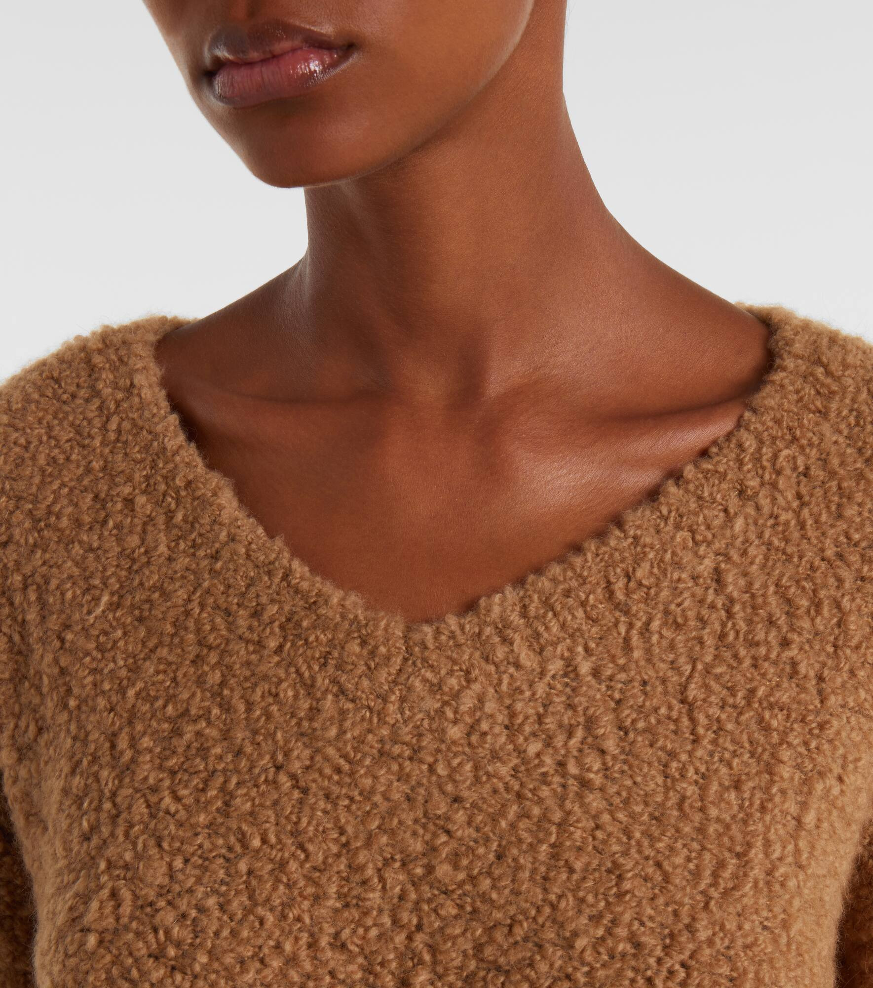 Pantera camel hair and silk sweater - 4
