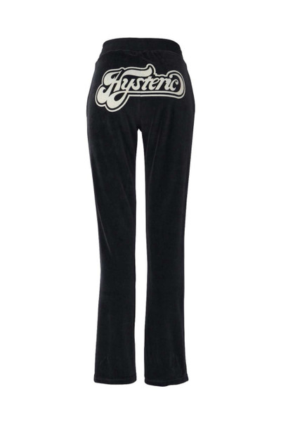 Hysteric Glamour CREAMY LOGO FLARE TRACK PANTS / BLK outlook