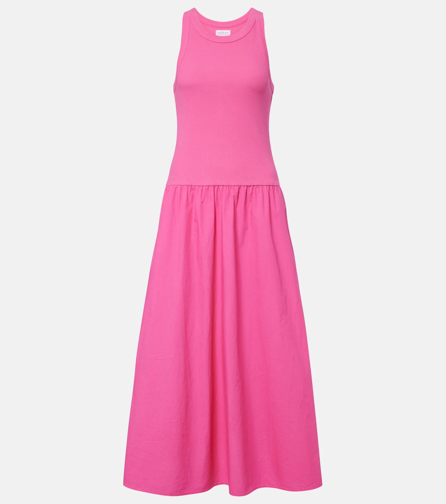 Romilly cotton-blend midi dress - 1