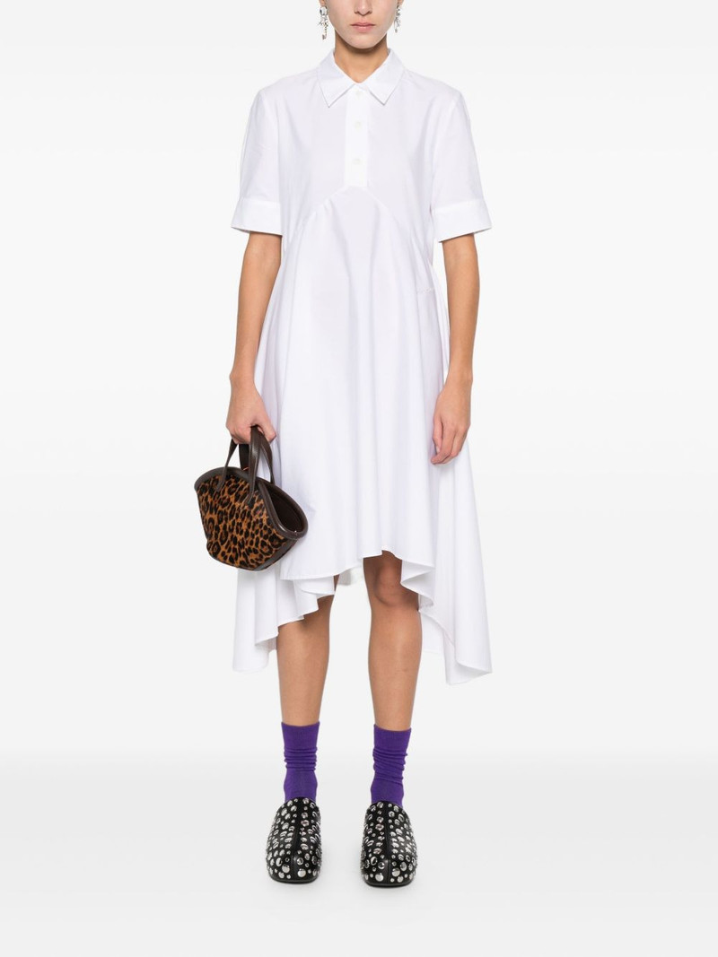 Marni asymmetric cotton dress outlook