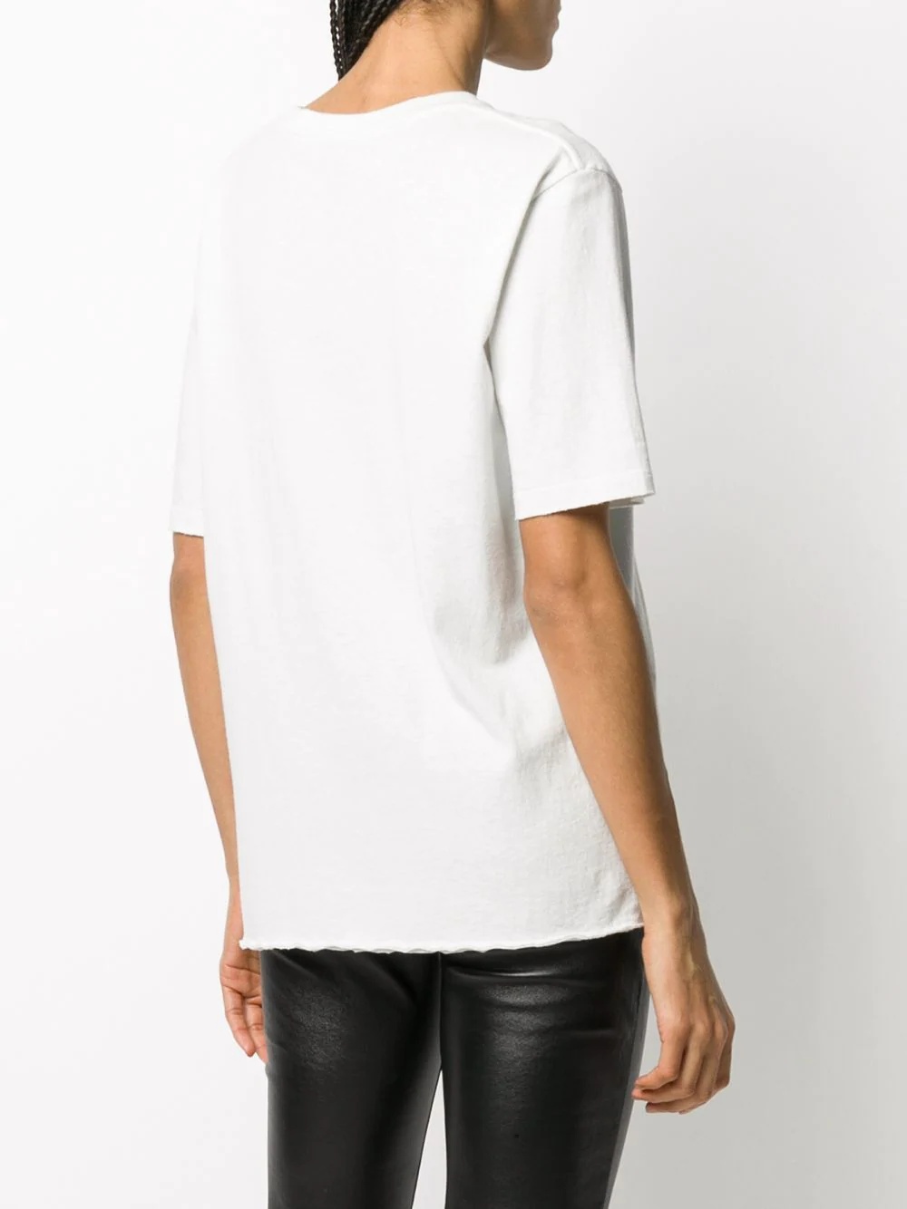 logo print oversized T-shirt - 4