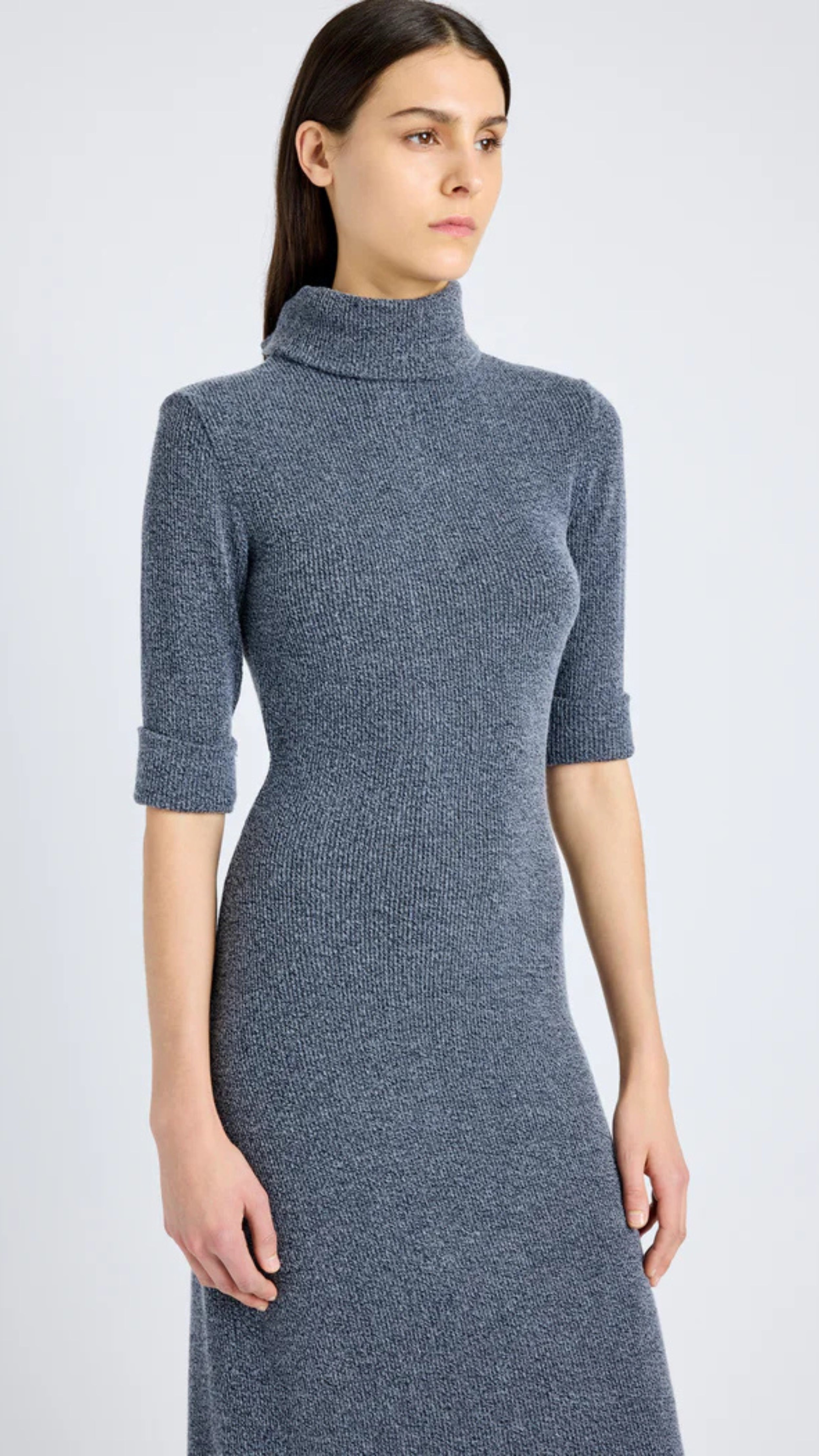 The Cerine Dress in Boucle Rib - 4