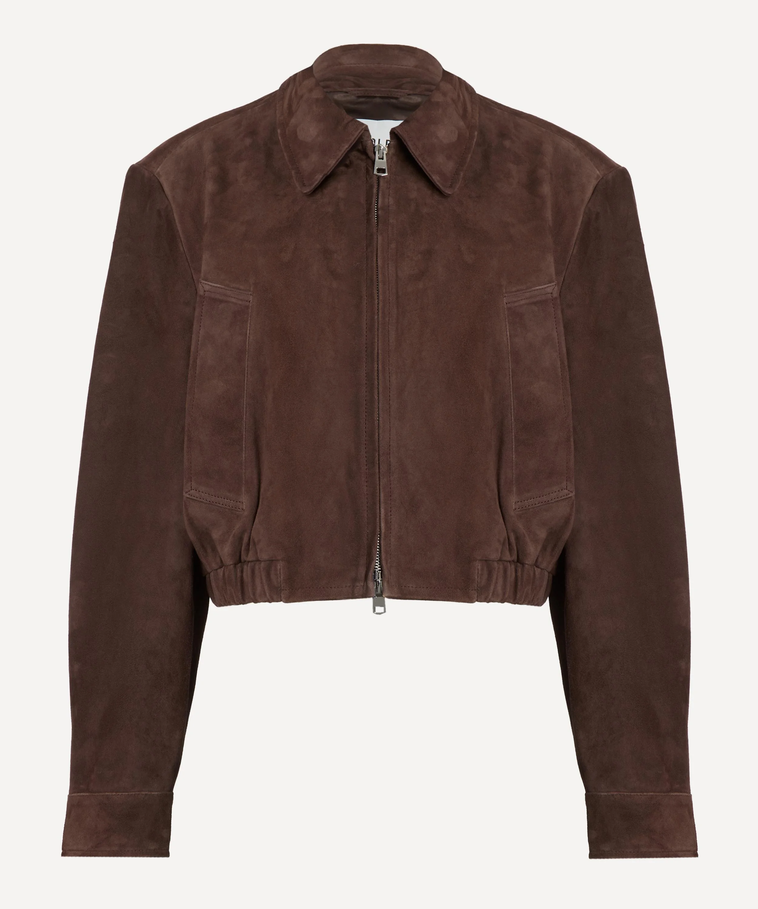 Nahla Cropped Suede Jacket - 1