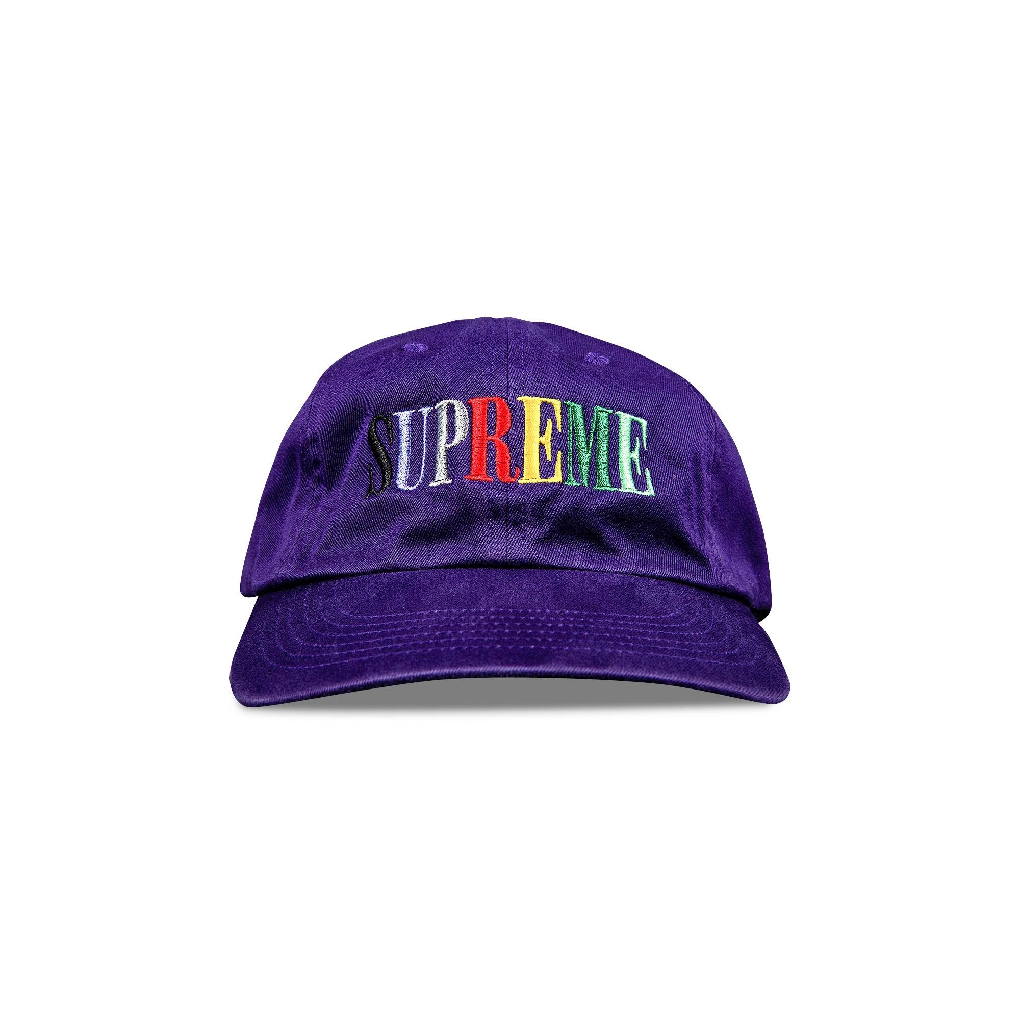 Supreme Multi Color Logo 6-Panel 'Purple' - 1