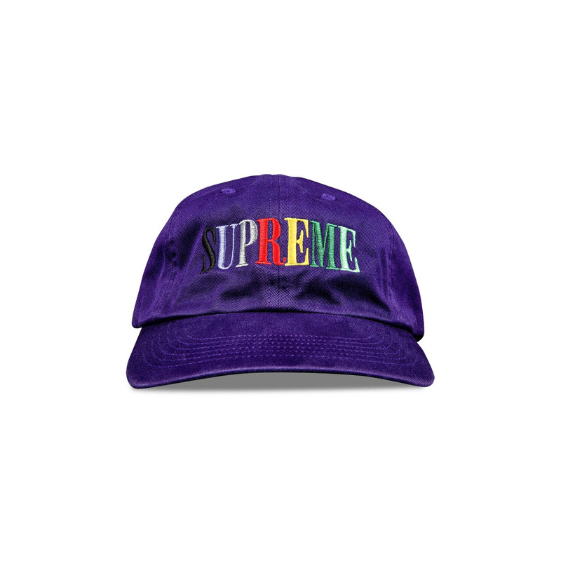 Supreme Multi Color Logo 6-Panel 'Purple' - 1