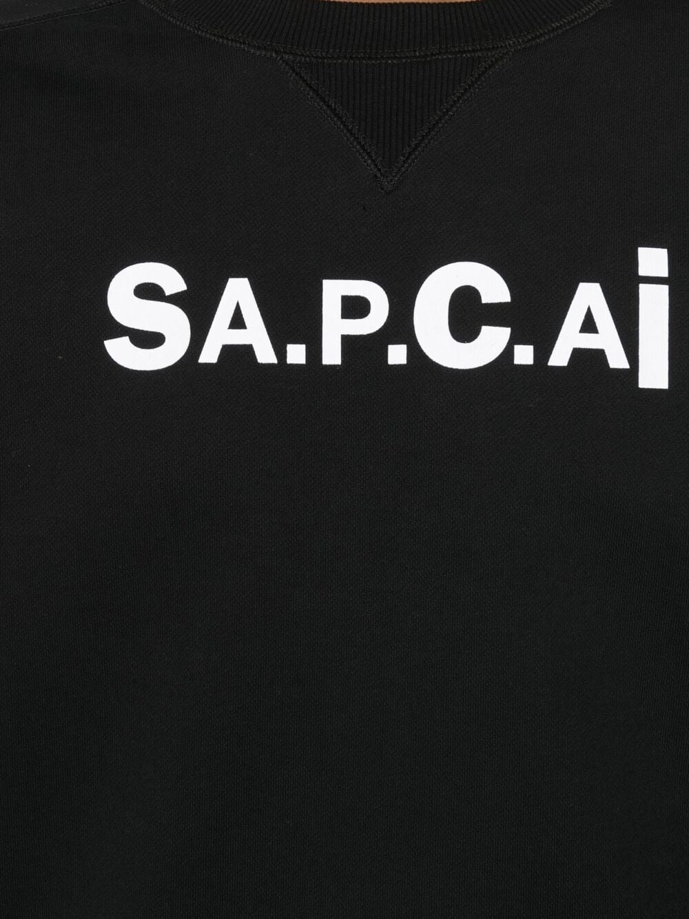 x Sacai logo-print sweatshirt - 6