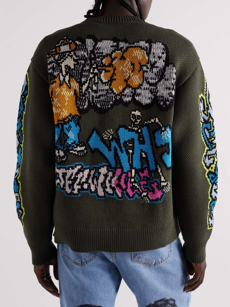 Jacquard-Knit Sweater 4
