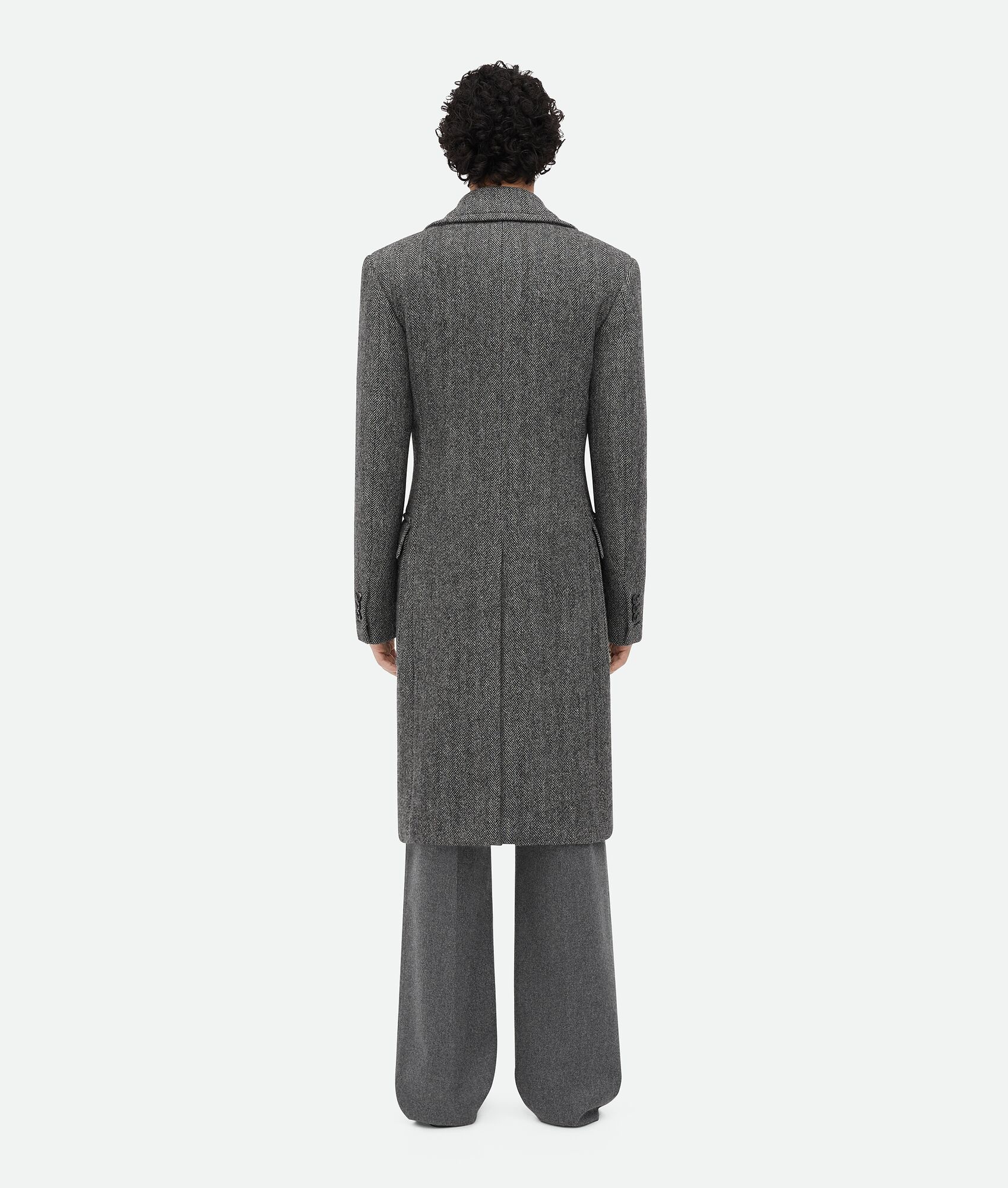 Melange Wool Coat - 3