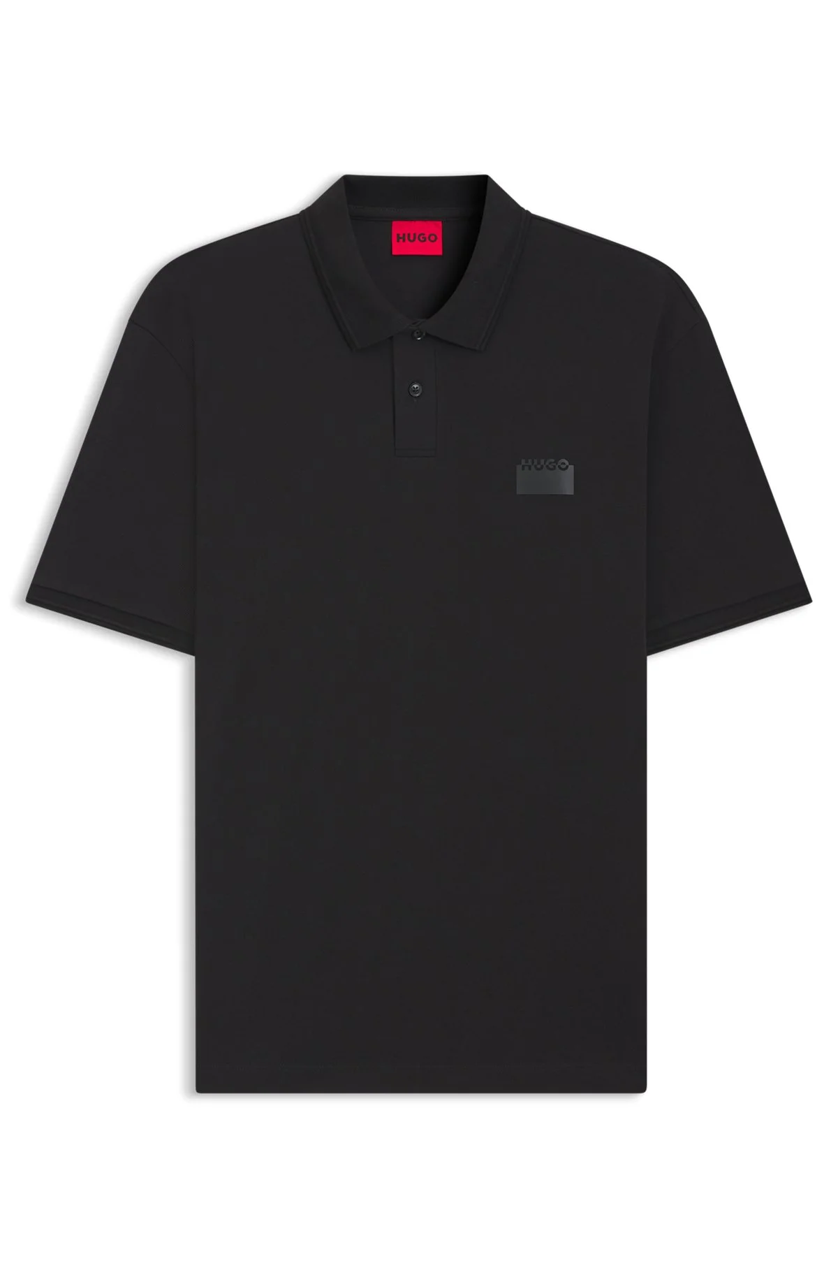 SPLIT-LOGO RELAXED-FIT POLO SHIRT IN COTTON PIQUÉ - 1