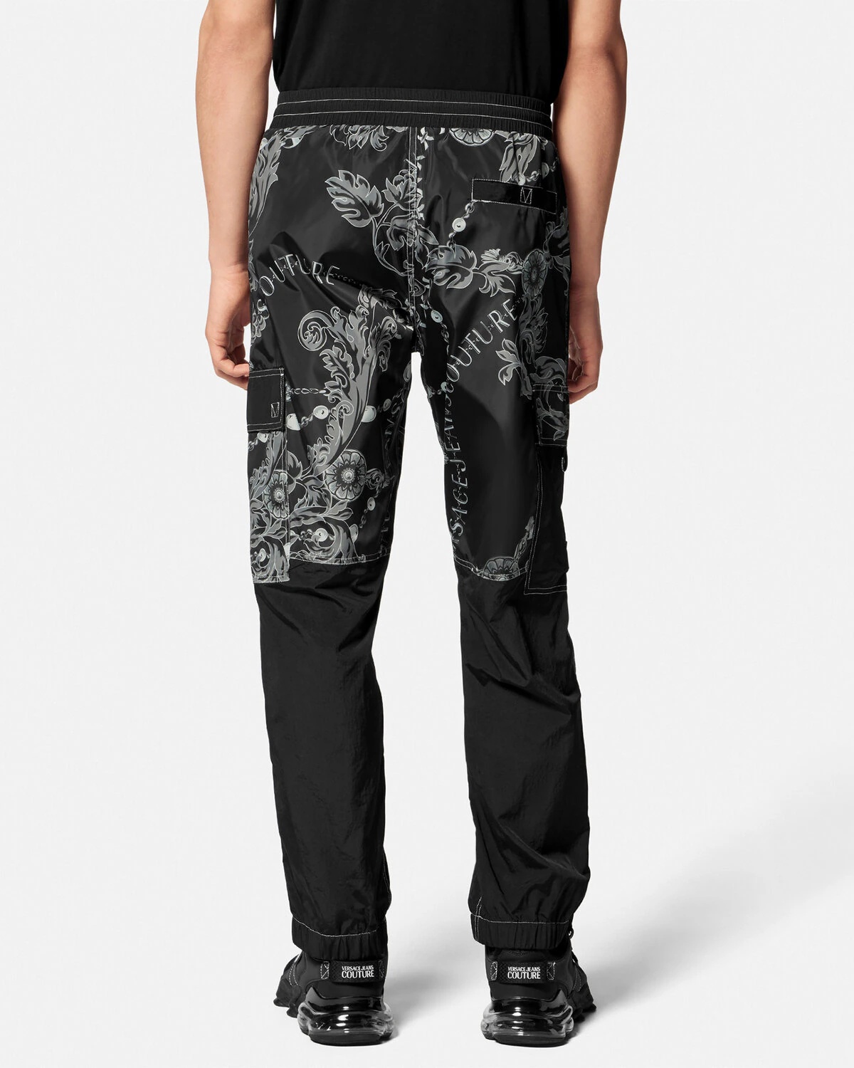 Chain Couture Cargo Pants - 4
