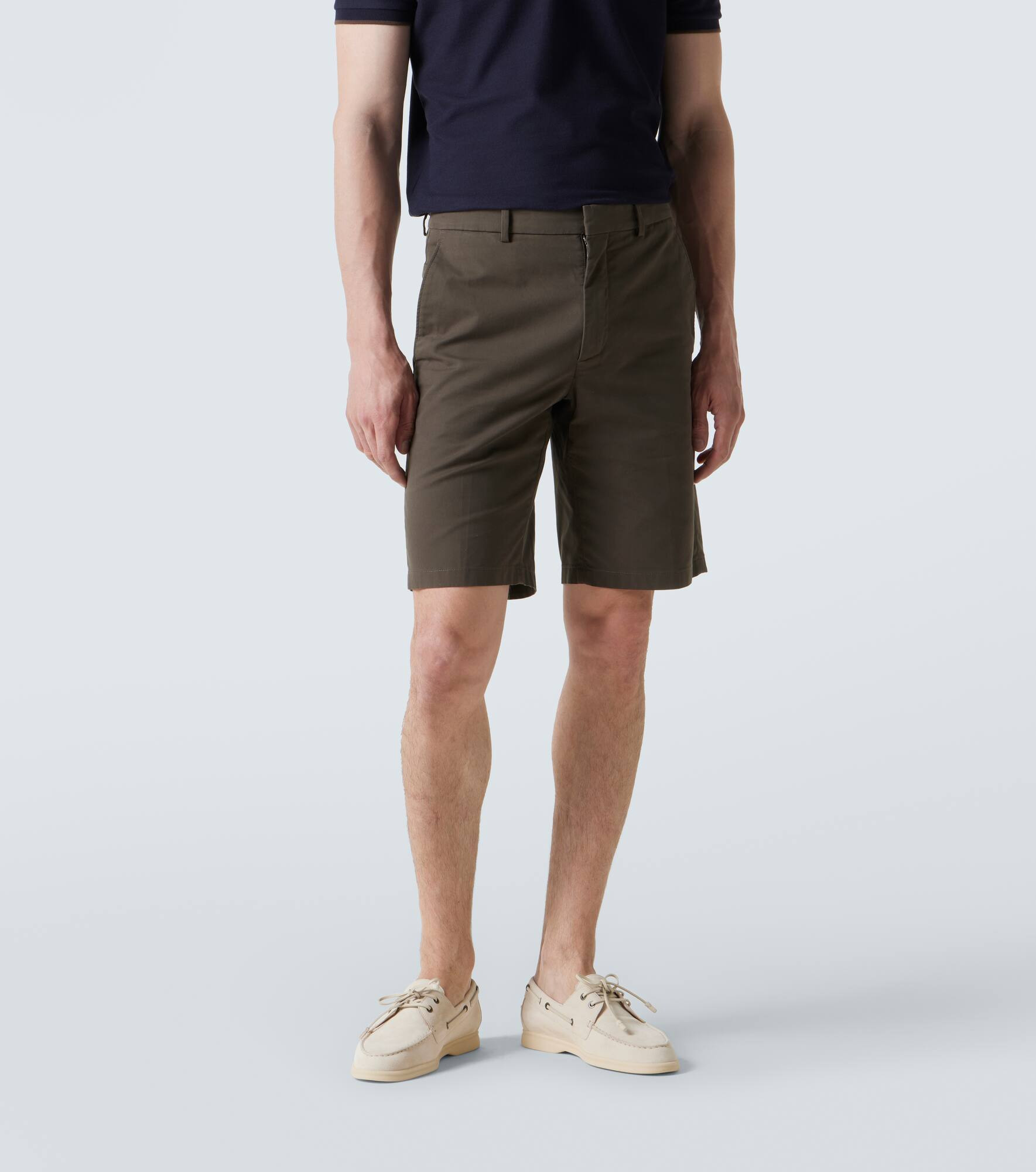 Jarno cotton-blend Bermuda shorts - 3
