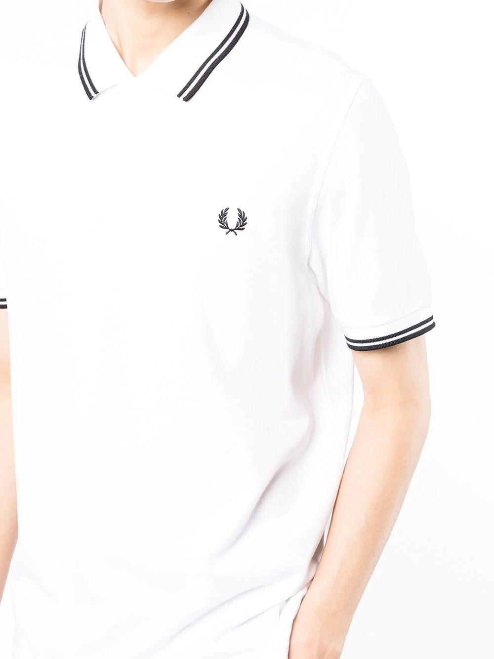 logo-print polo shirt - 5