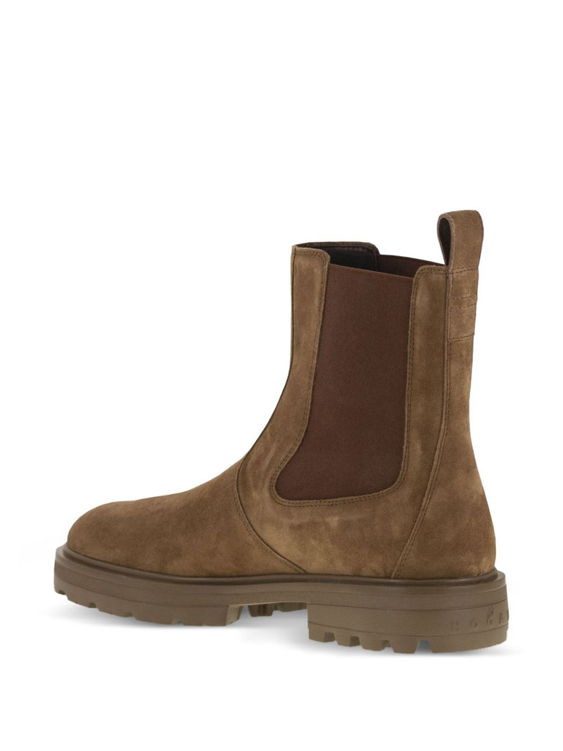 50mm H673 elasticated suede chelsea boots 4