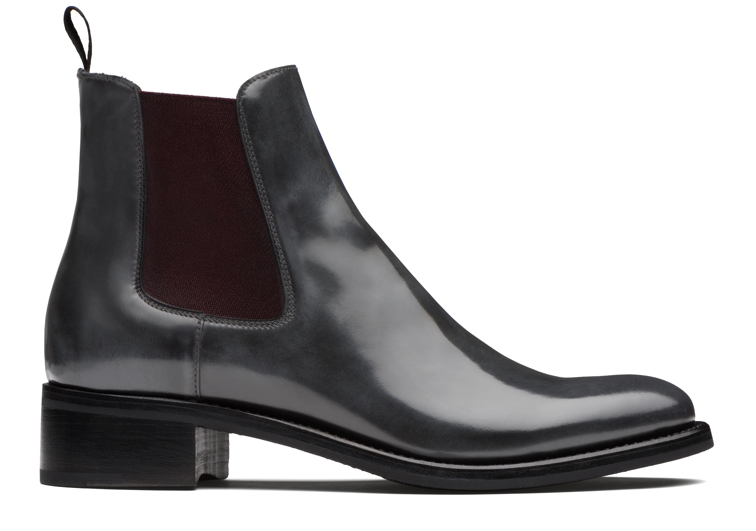 Monmouth 40
Polished Fumè Chelsea Boot Asphalt - 1