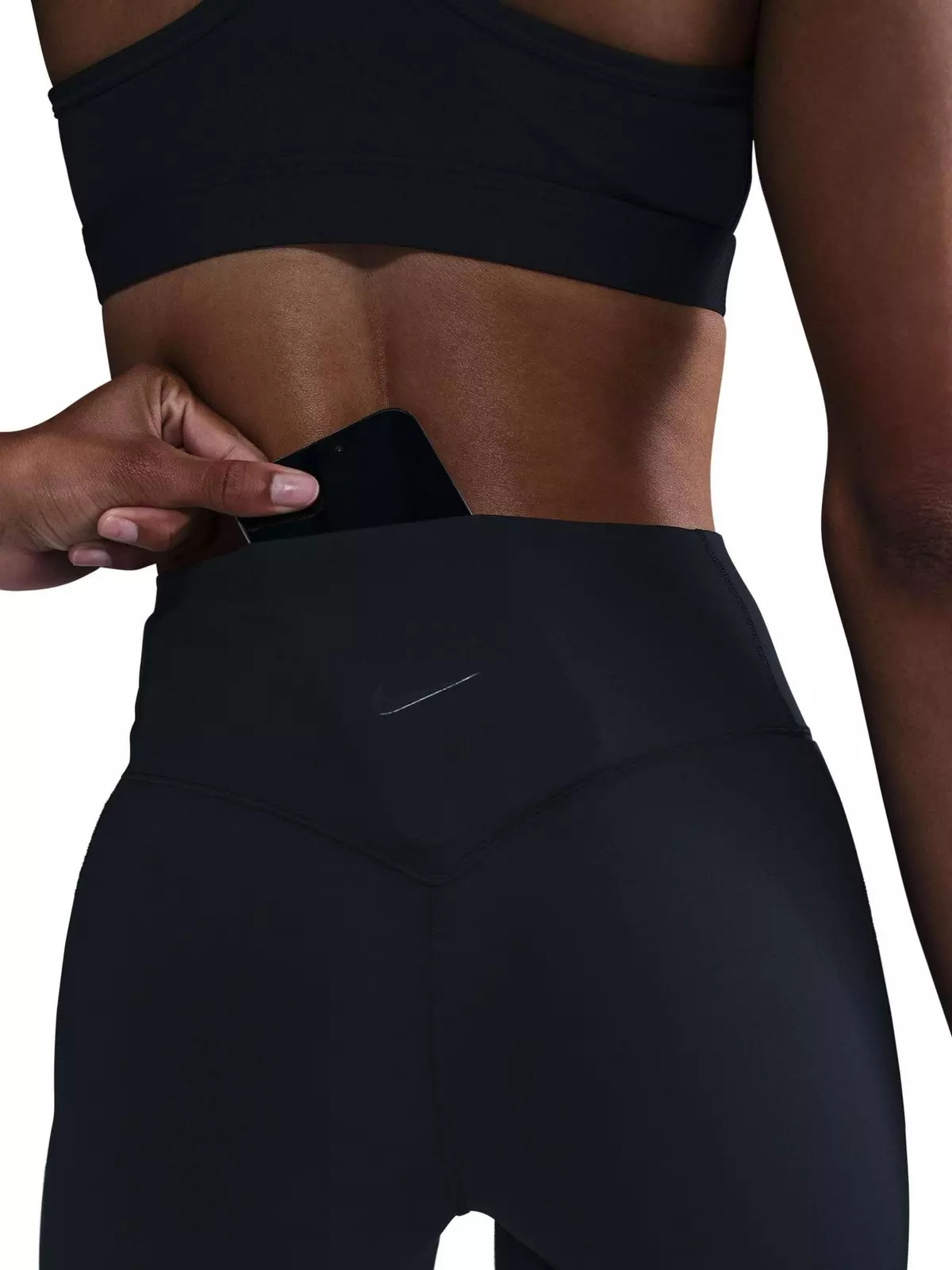 Women's Dri-FIT Universa High Rise 5" Biker Shorts -Black - 4