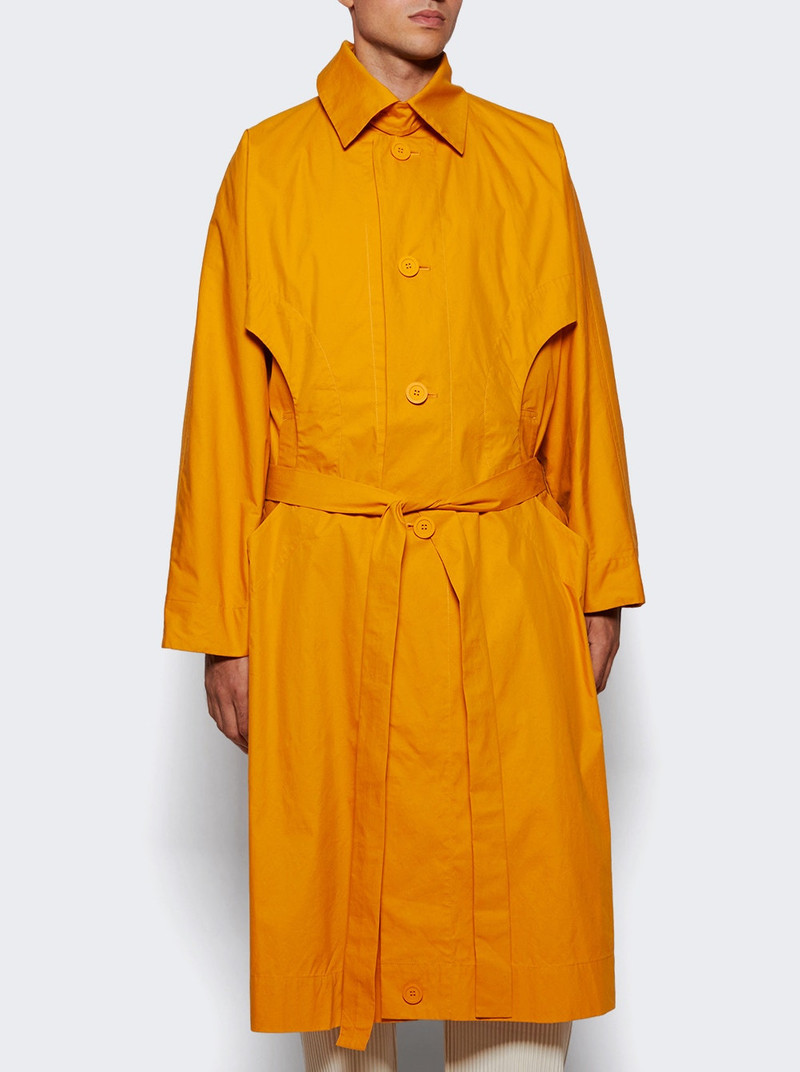 ISSEY MIYAKE Cavity Coat Orange outlook