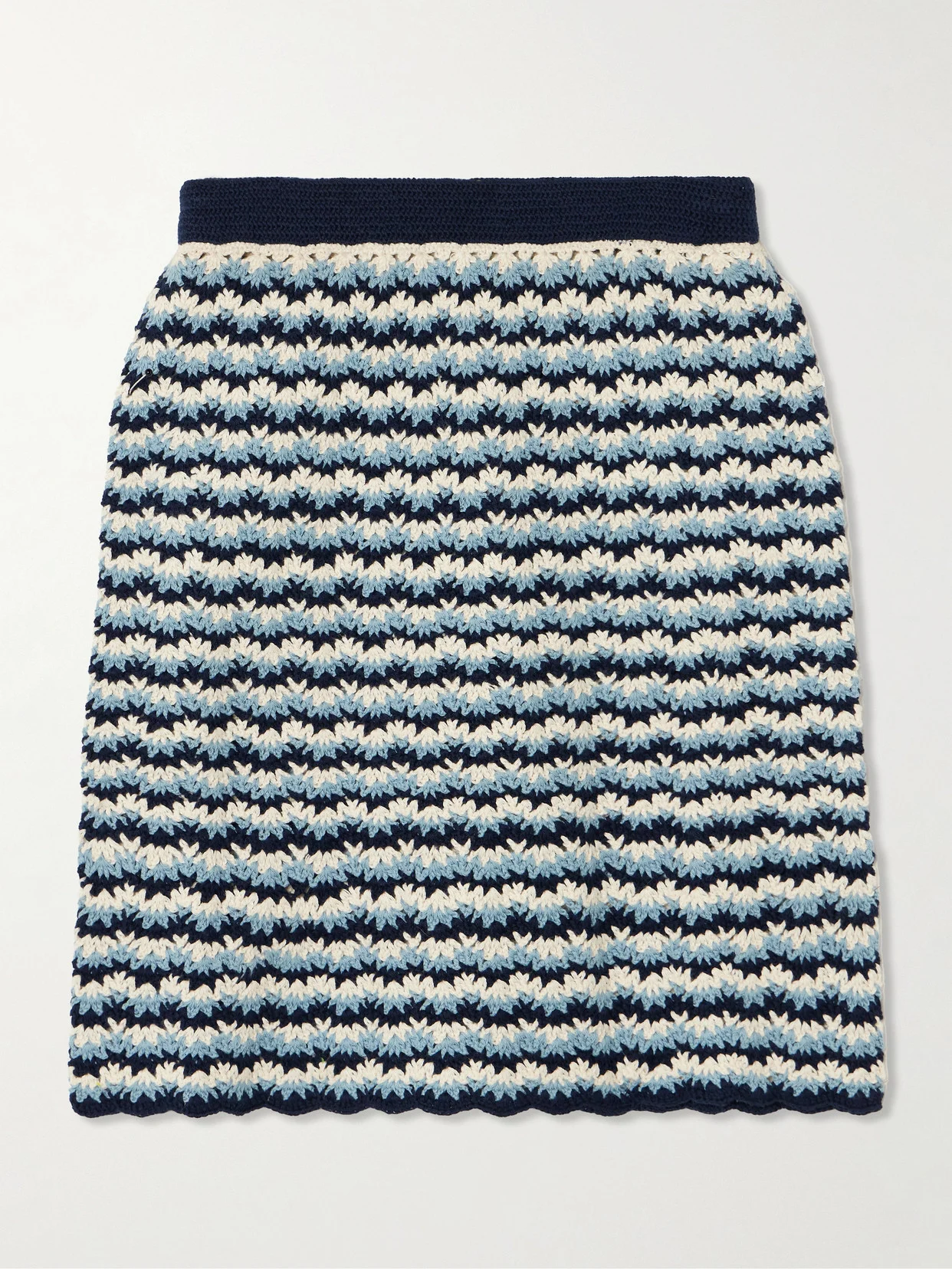 Naplo Crocheted Cotton Mini Skirt - 1