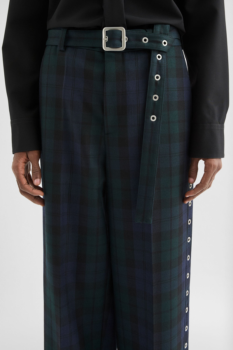 Wool Belted Trousers 7