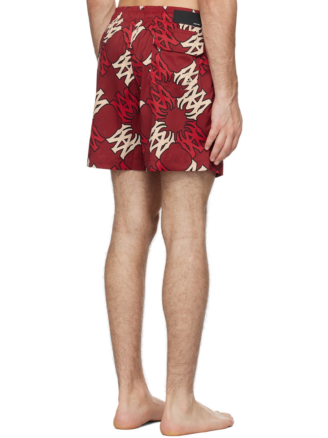Red MA Quad Swim Shorts - 3