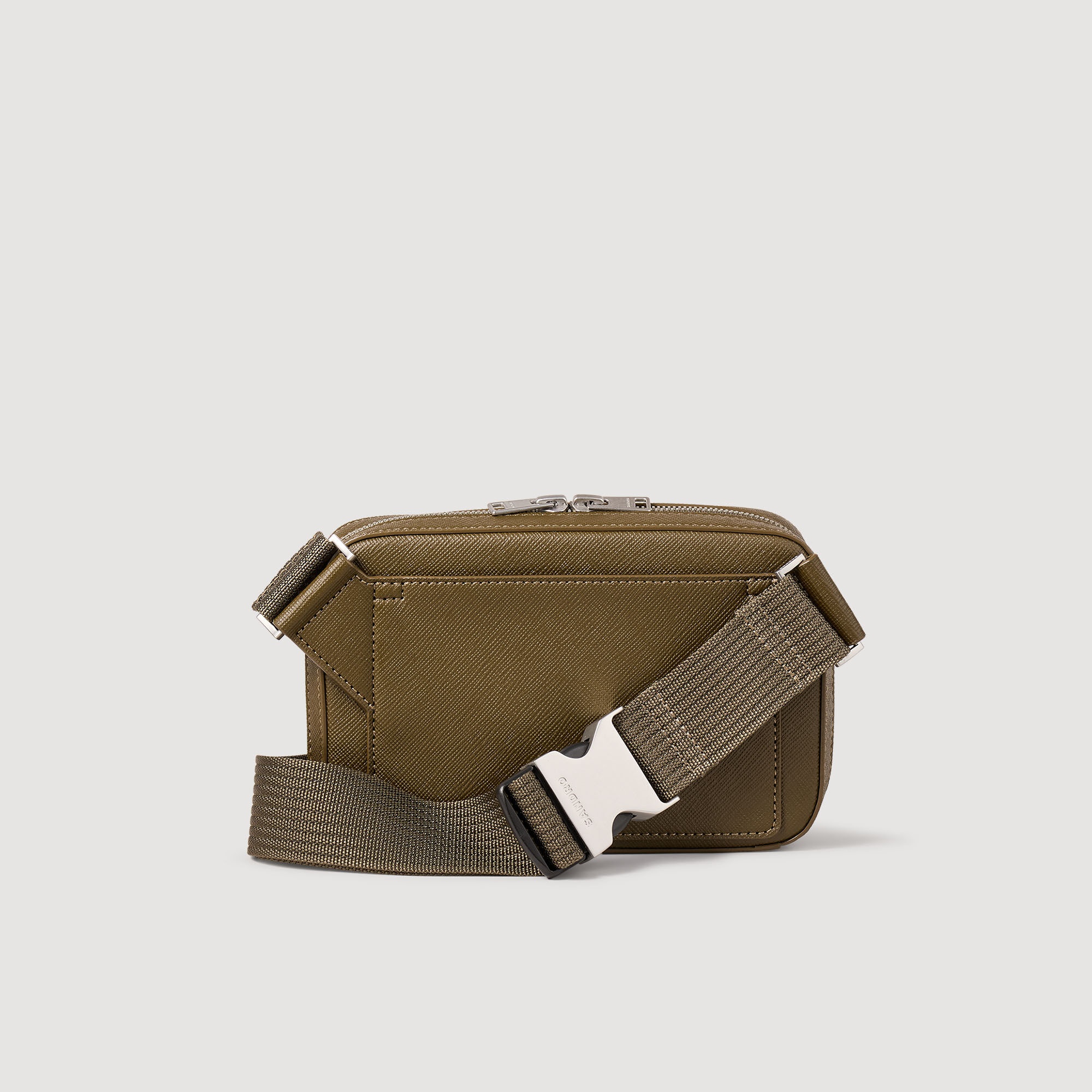 SMALL RECONSTITUED LEATHER BAG - 3