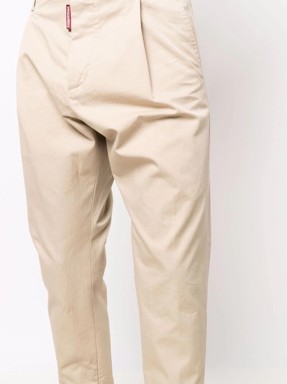 cropped tapered chinos - 5