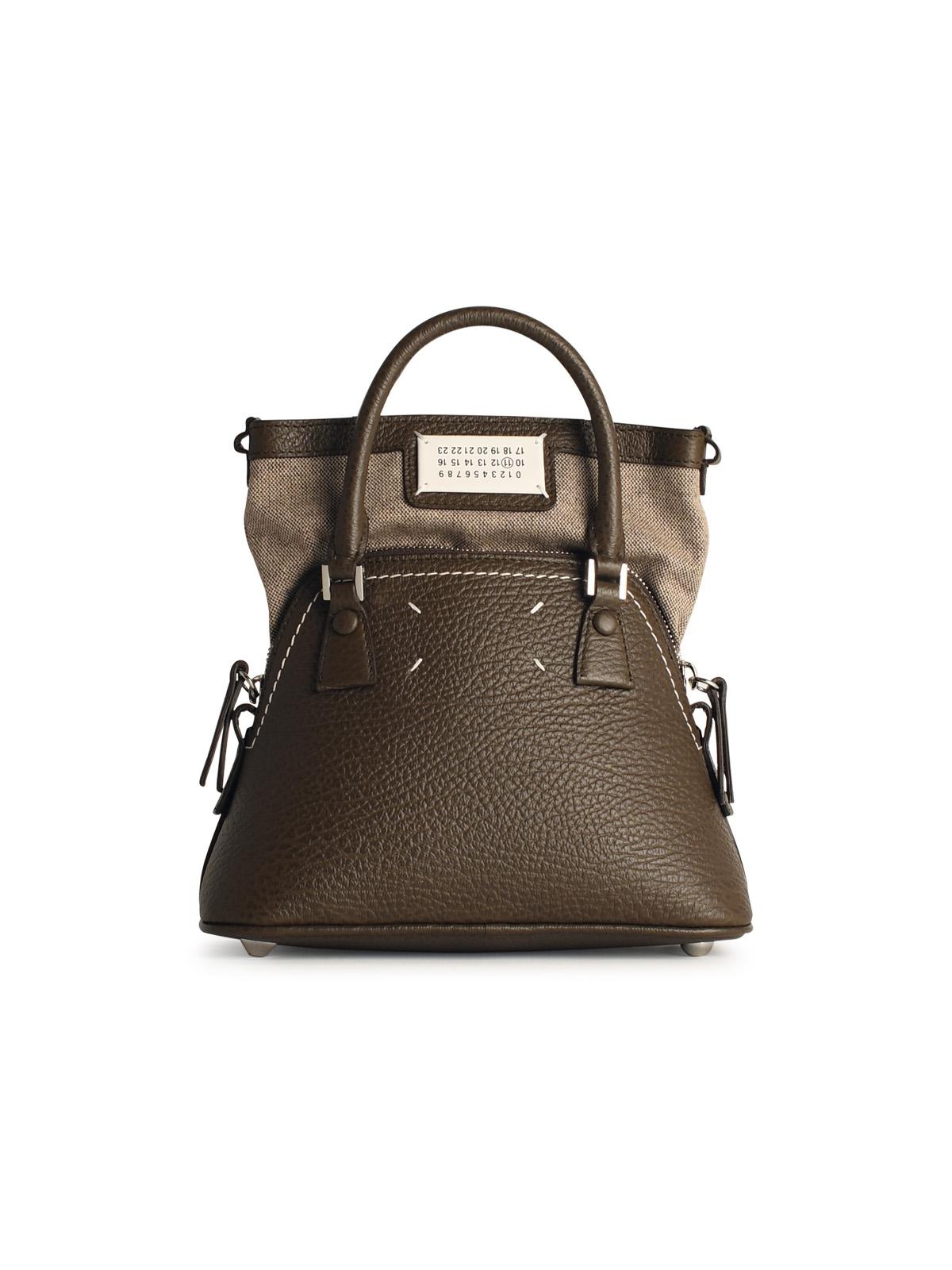 Maison Margiela 'Sac' Brown Leather Bag Woman - 1