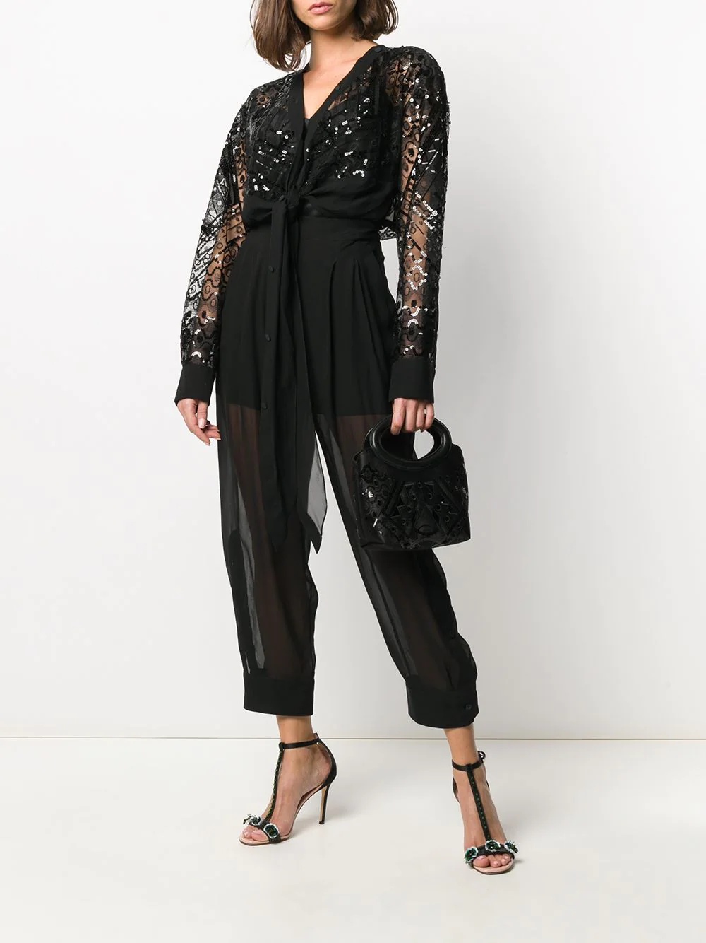 Vivara embroidered jumpsuit - 2