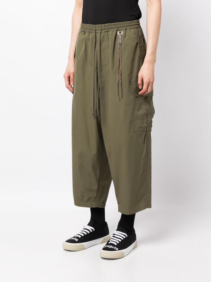 cotton-blend cargo trousers 3