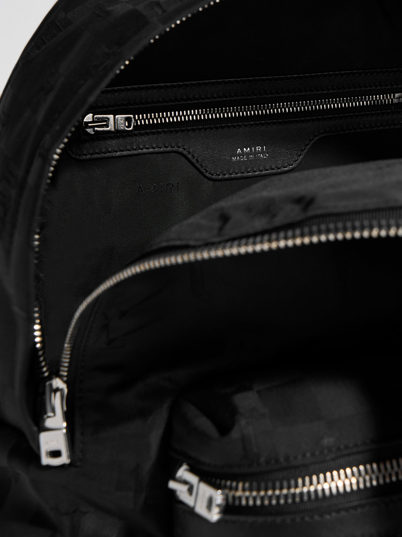 NYLON JACQUARD BACKPACK 5