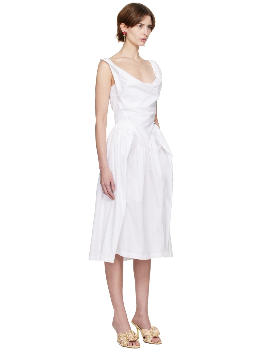 White Sunday Midi Dress - 2