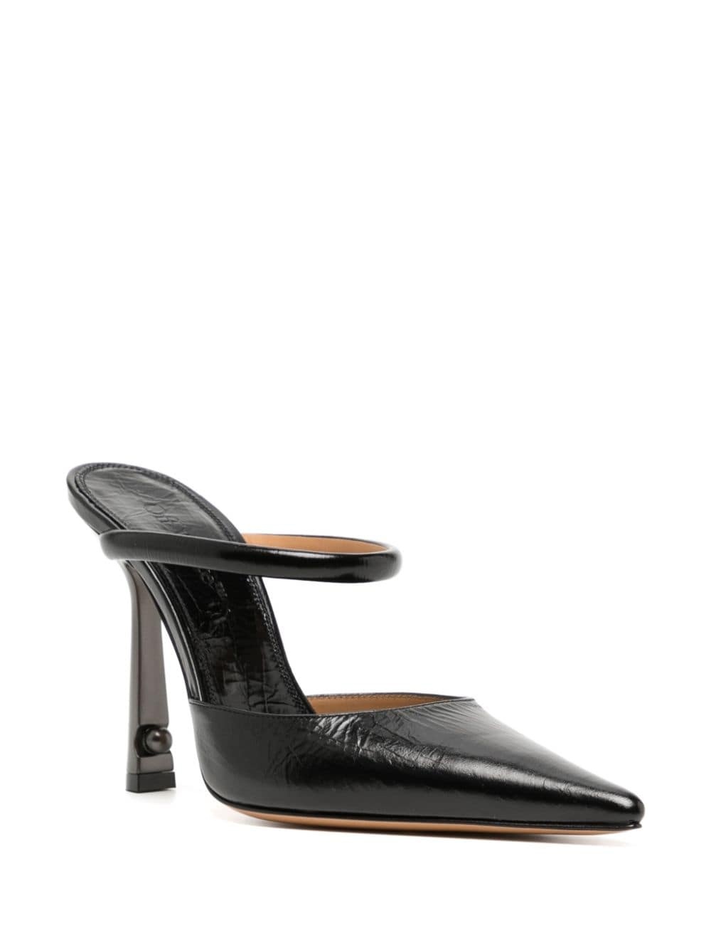Lollipop 110mm patent-leather mules - 2