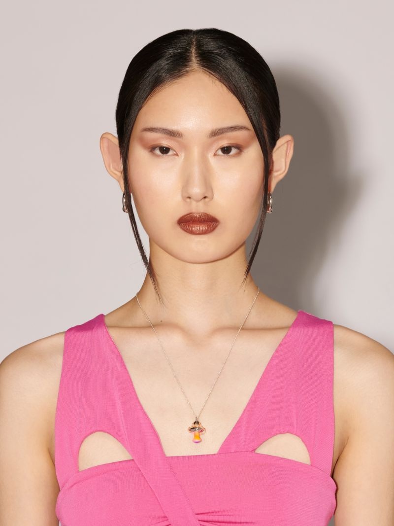 Mushroom Charm Necklace - 4