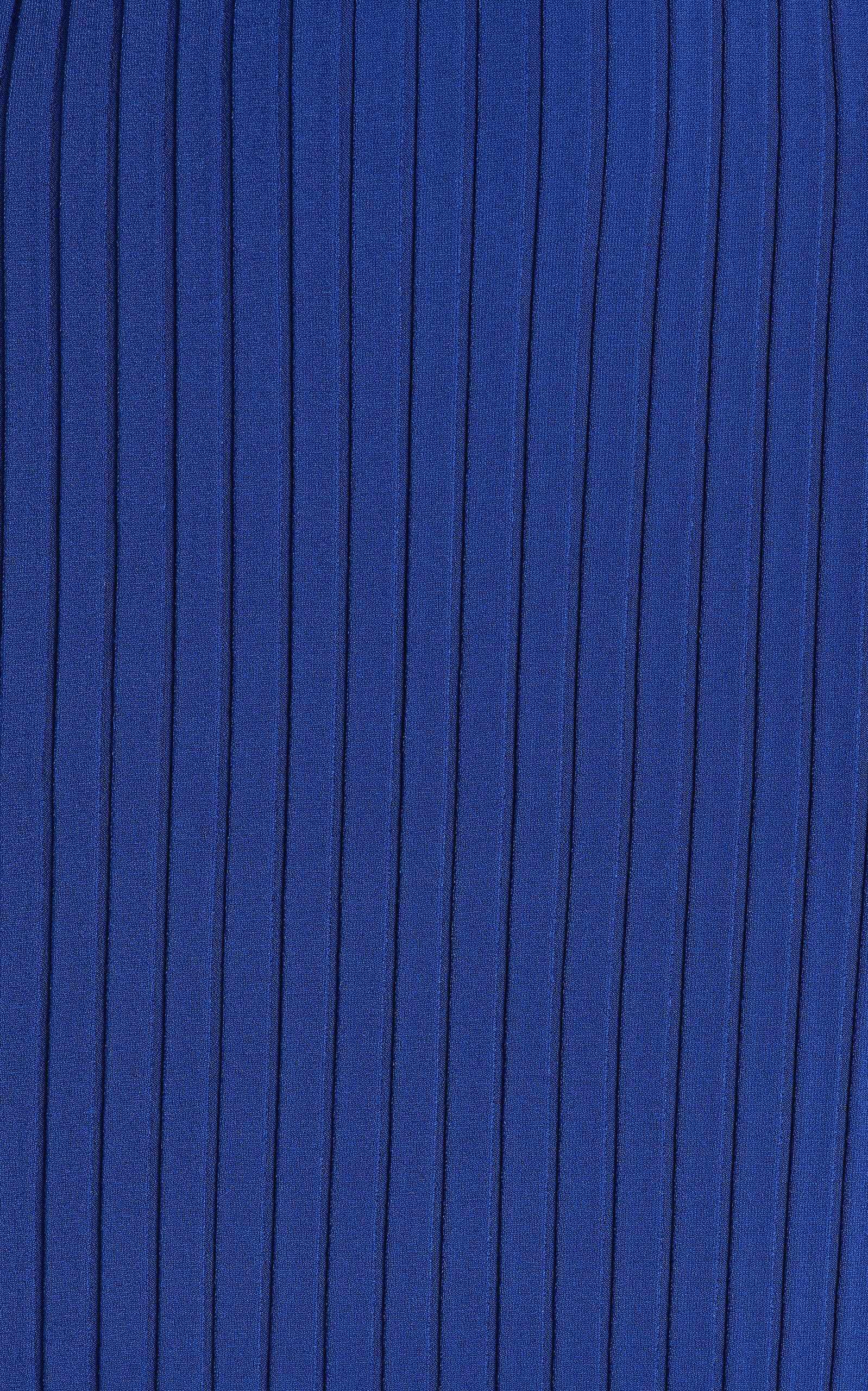 Kat Ribbed-Knit Turtleneck Top blue - 5