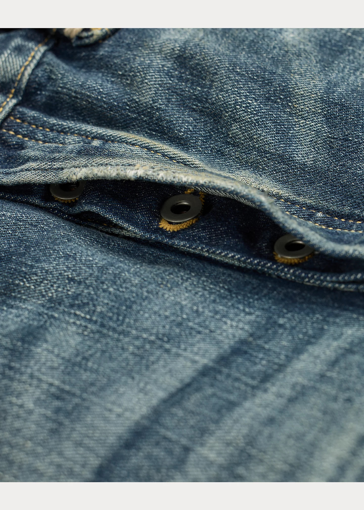 Straight Fit Brayton Distressed Jean - 3