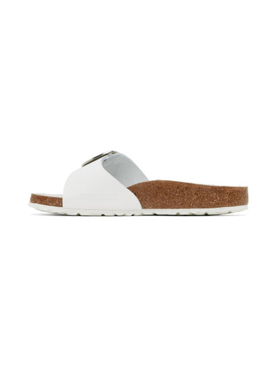 BIRKENSTOCK White Narrow Madrid Big Buckle Sandals outlook