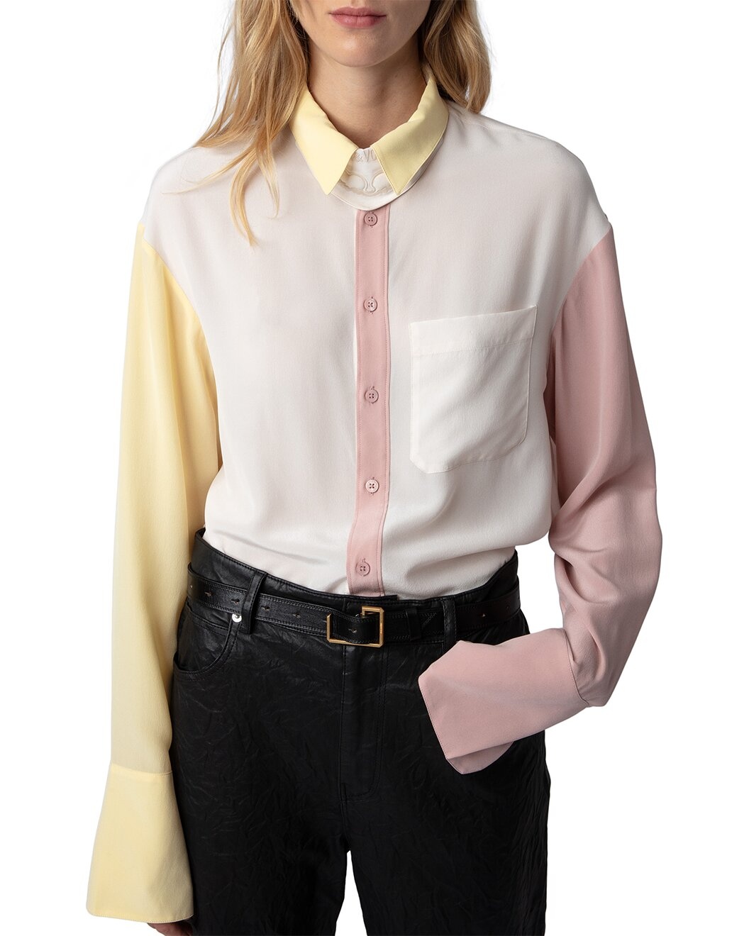 Zadig & Voltaire Tyrone CDC Color Silk Shirt - 4