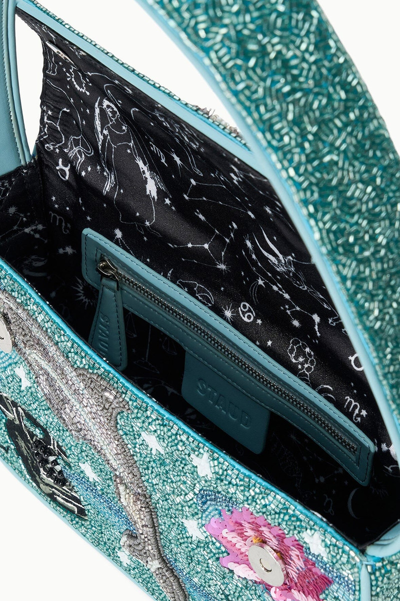 STAUD TOMMY ZODIAC BEADED BAG PISCES 5