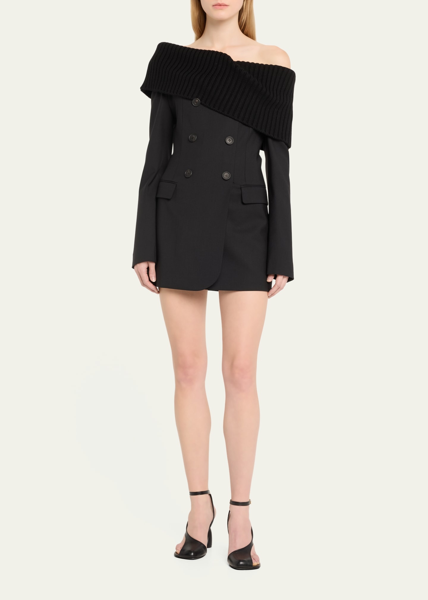 Monse off the shoulder blazer shop