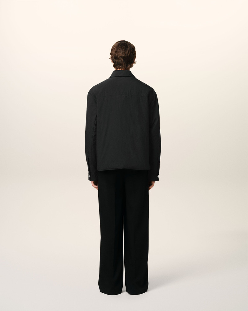 BLACK CANVAS PADDED AMI DE COEUR OVERSHIRT 5