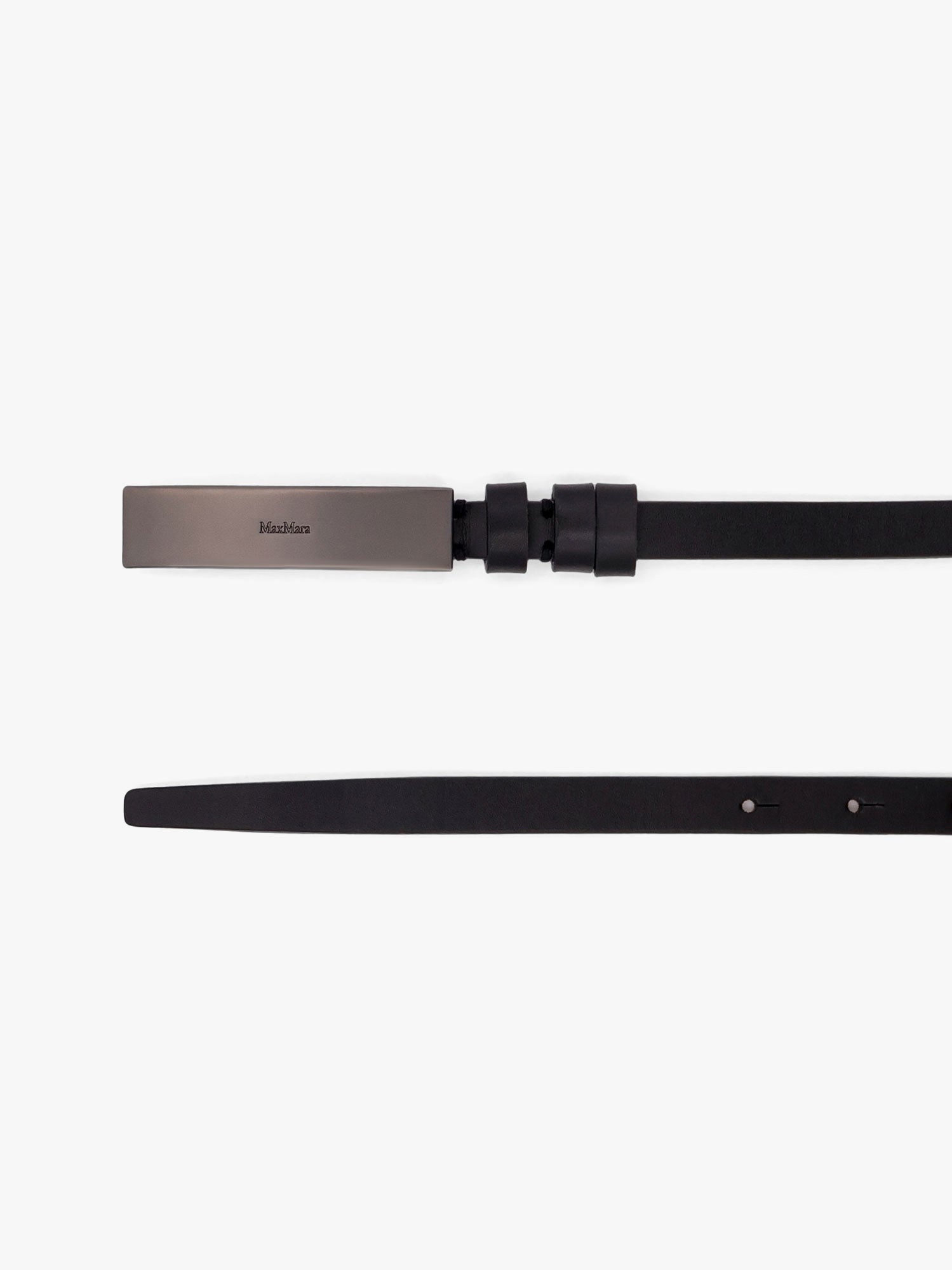 ベルト MAX MARA New plate 15 max mara sfilata leather belt Marrone MAX MARA New plate 15 max mara sfilata leather belt Marrone