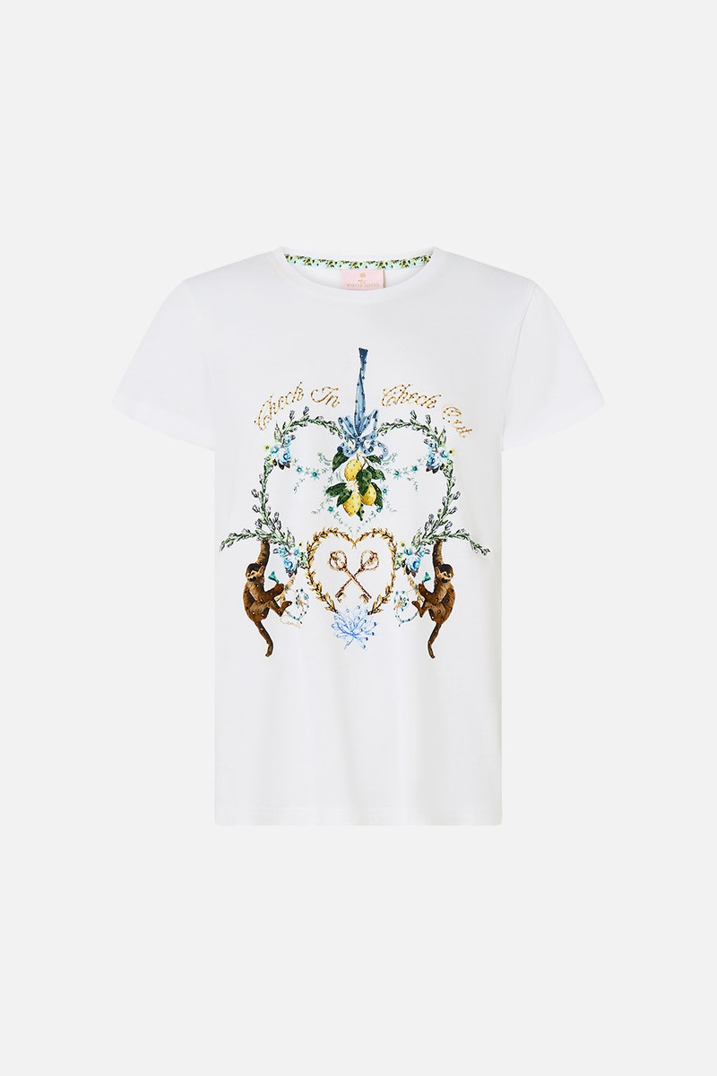 SLIM FIT ROUND NECK T-SHIRT - 1