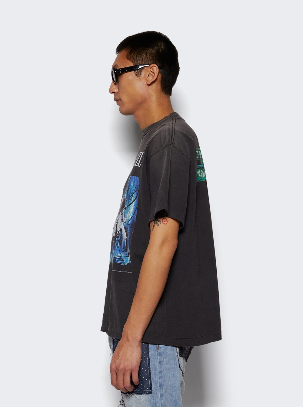 Ghost In The Shell Short Sleeve T-shirt Black - 4
