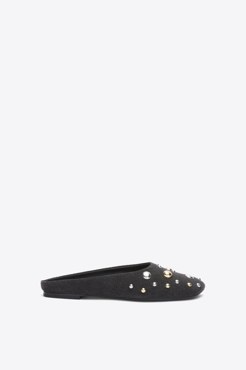 ID Mule Flat with Dome Embellishment 1