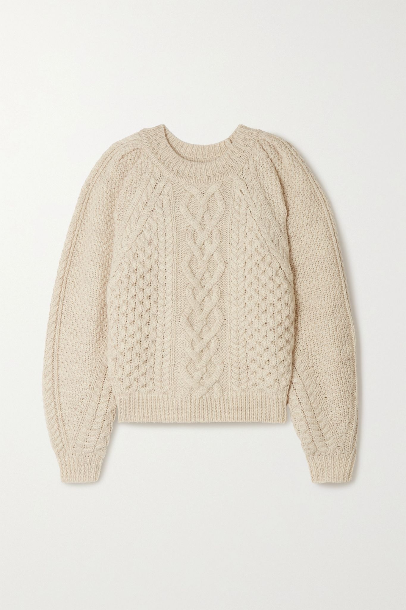 Romy cable-knit wool sweater - 1