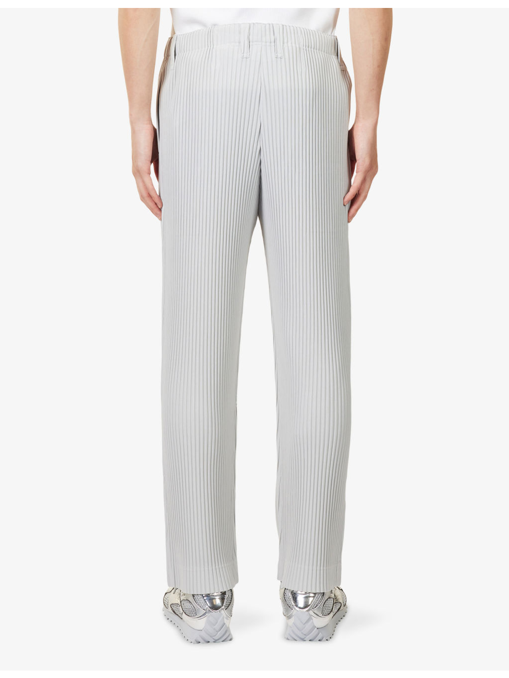 Basics Pleated Knitted Trousers - 4