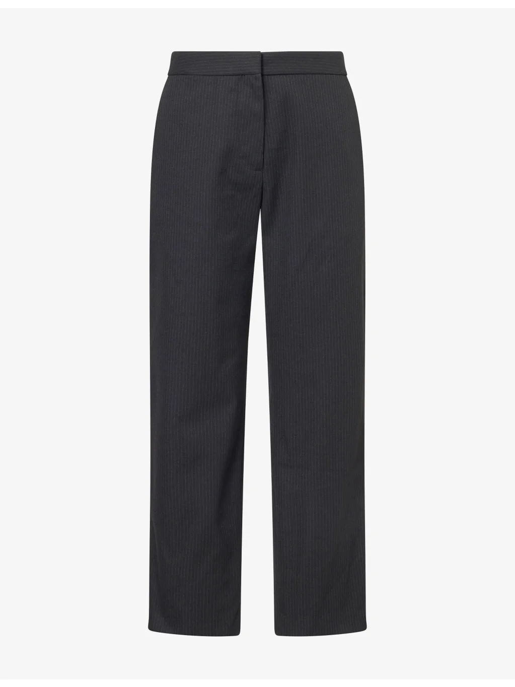 Jet Pinstriped Wool-Blend Trousers - 1